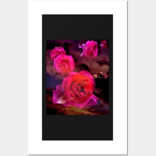 Floating Roses Posters and Art